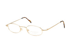 vintage gold ESCHENBACH TITANFLEX slim mini oval eyewear grandma's frames 2000s