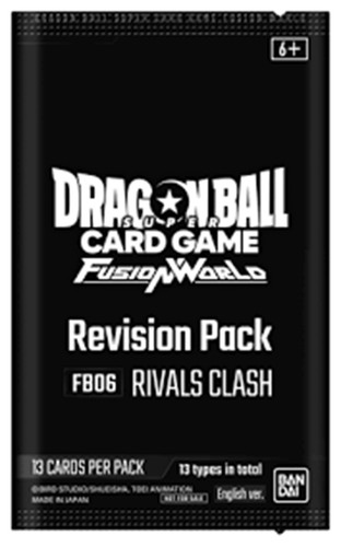 Dragon Ball Fusion World Rivals Clash Revision Pack FB06 New & Sealed