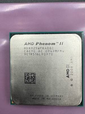 AMD Phenom II X4 925 2.8GHz Quad-Core AM3 CPU HDX925WFK4DGI Used Read
