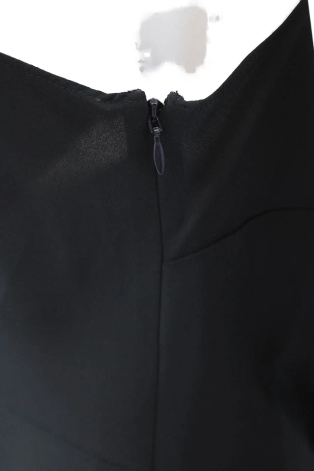 Maxi Vestido Azul ALC Para Mujer Escote Asimétrico Sin Mangas Dobladillo Abertura Talla 8 Foto 3 de 4