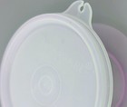 Vintage Tupperware 754-3 Parfait Dessert Cups Lids & Saucers Set of 2 Lilac Purp — photo 4