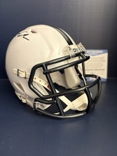 Signed Yetur Gross-Matos Penn State Riddell Speed Mini Helmet Speed Beckett cert