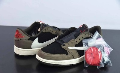 MEN Travis Sc0tt x Jordan 1 Low OG SP ''Mocha'' CQ4277-001 All Size US 7-12