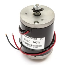 Electric Motor 24v 100w 9T 6mm Chain Sprocket ZY6812 24 Volt 100 Watt