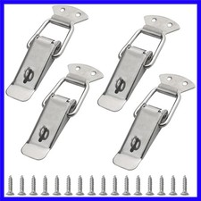 Durable 304 Stainless Steel Toggle Latch - 4 PCS Spring-Loaded Latching System