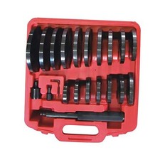 21Pcs Extra Large Custom Bush, Bearing, and Seal Driver Set Hydraulic Press