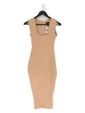 Nookie Jumper Midi Dress S in Tan