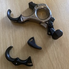 TruBall Abyss Flex Thumb Trigger Handle Quick Silver Finish - MEDIUM