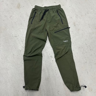Baleaf Womens XS Olive Green Outdoor Hiking Joggers Elastic Waist Zip Pockets
