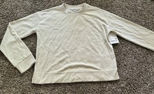 Brand New Athleta Seasoft Crewneck Sweatshirt XS Beige Color