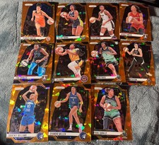 2024 WNBA Prizm - 11 Card Orange Ice Prizm Lot. RC And Vets