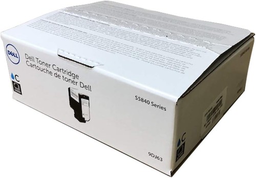 Genuine Dell 9DJ63 Cyan High-Yield Toner