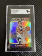 2020-21 Panini Donruss Optic Winner Stays Stephen Curry #3 (LeBron James) Holo
