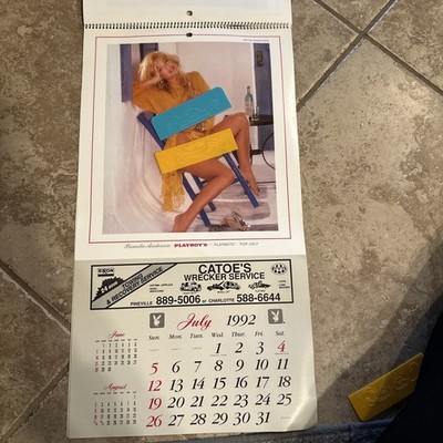 Playboy  Calendar 1992 (Pamela Anderson & Erika Elena s) Cateo s Wrecker Service