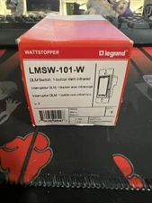 WATTSTOPPER ( LMSW-101-W ) DLM Wall Switch 1-Button W/Infrared