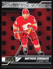 2023-24 O-Pee-Chee Platinum Sweet Selections Matthew Coronato Rookie Calgary