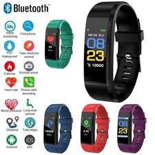Fitness Smart Watch Activity Tracker Heart Rate For Women Men Oxygen BP Monitor