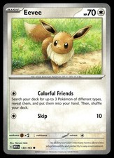 Eevee 133/165 Common 151 Pokemon Lightly Played