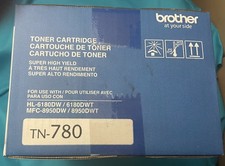 Brother Genuine TN-780 Super High Yield Black Toner HL-6180DW MFC-8950DW Sealed