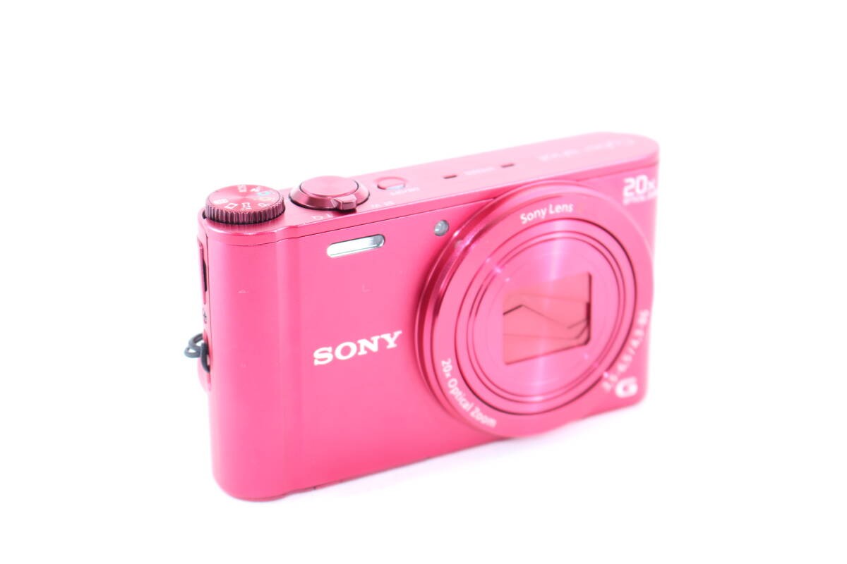 Near Mint Sony Cyber Shot DSC-WX300 pink 18.2MP English Language