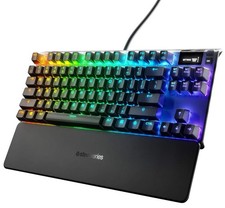 SteelSeries Apex 7 TKL Mechanical Gaming Keyboard OLED Display - Red Switches