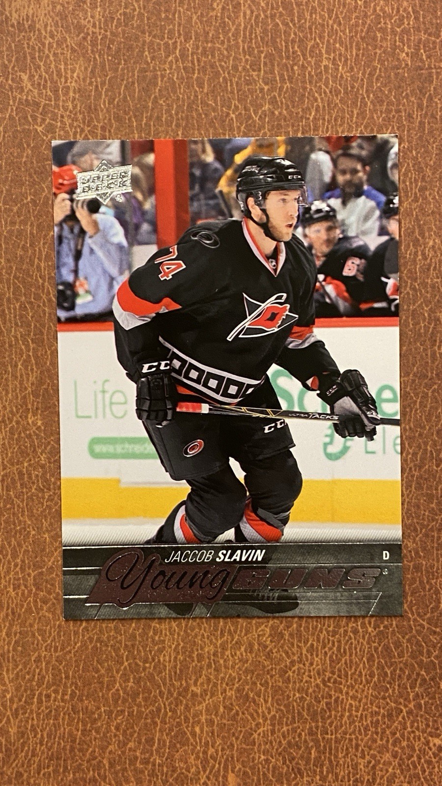 2015-16 Upper Deck Young Guns Jaccob Slavin #469 (RC) - Carolina Hurricanes