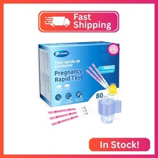 HEAL-CHECK 80 Count Pregnancy Tests with Cups, Bulk Pregnancy Test Strips for De