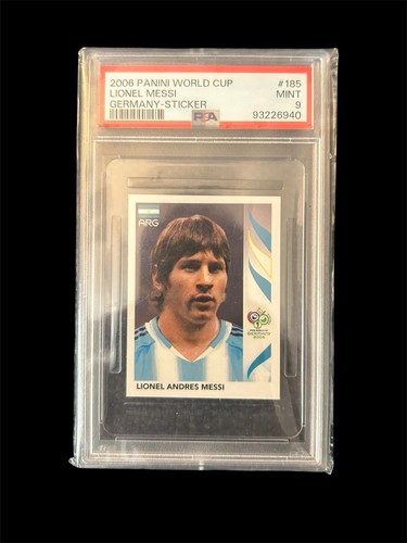 Lionel Messi #185 2006 Panini World Cup Germany Sticker card