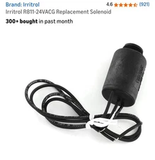 Irritrol R811-24VACG Solenoid Replacement Valve