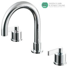 Ideal Standard Silver Chrome Dual Three Taphole Bath Filler E0070AA