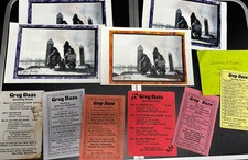 Vintage Grey Daze Band Promo Cards & Photos Plus Chester Bennington Phone # RARE
