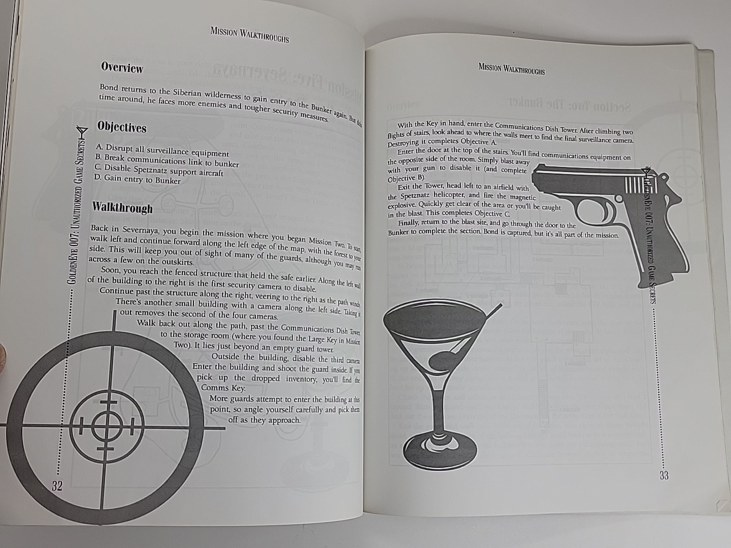 1997 Prima GoldenEye 007 Game Secrets book Strategy Guide walkthrough maps