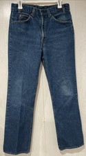 Vtg Levi's 20517-0217 Jeans Mens 33x31 30x30 Bootcut Orange Tab Denim Blue USA