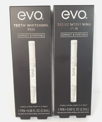 Evo Teeth Whitening Pen Compact Portable 1 Pen 0.08 fl oz (2.3ml)