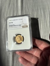 1907 G. Britain 1/2 Sov NGC au58