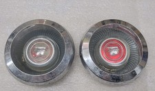 Pair Of Ford 1967 - 1968 Mercury C7 Cougar Wire Wheel Center Caps C7ma-1141-a