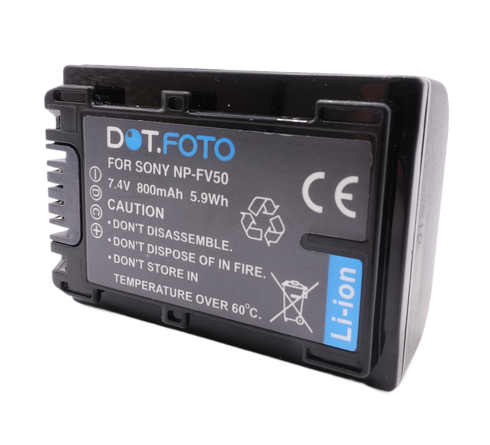 NP-FV50 FV40 FV30 Battery for Sony HDR-CX150 CX550 CX740 PJ200 PJ610 XR260 XR550