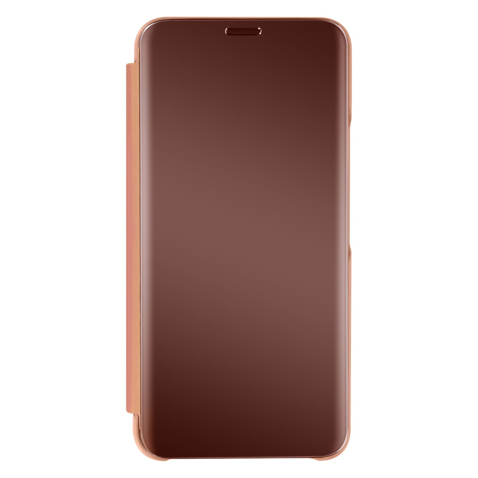 Housse Galaxy S22 rose gold miroir idéale pour vos appels vidéo au bureau