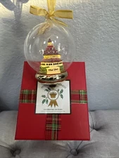 Rare 2013 Hotel Del Coronado Annual Ornament Lights Up Glass 125 Year Christmas