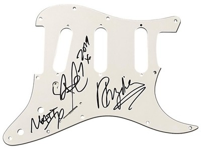 The Joy Formidable Signed Autographed Guitar Pickguard Ritzy Bryan +2