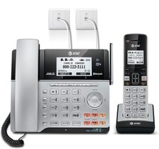 AT T TL86103 2-Line Corded/Cordless for Small Business with Answering Machine