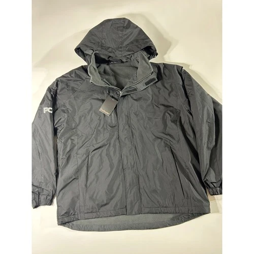 Dunbrooke Mens XL Black Hooded Fleece Lined Jacket PCA Coat NWT - product listing photo