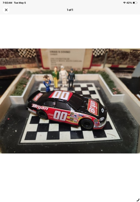 CUSTOM RESIN TYCO HO SLOT CAR BODY- #00 BRYAN FOODS CHEVY