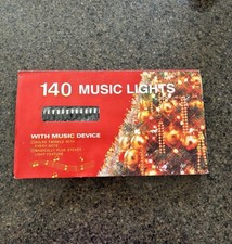 New Box Of 140 Musical Christmas Lights Multi...