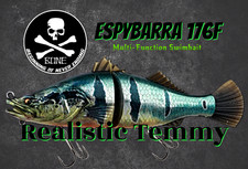 Bone Fishing Espybarra 176F Multi-Function Swimbait - REALISTIC TEMMY