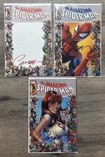 Amazing Spider-Man #6 J Scott Campbell A B C Exclusive Variant Lot, All Signed