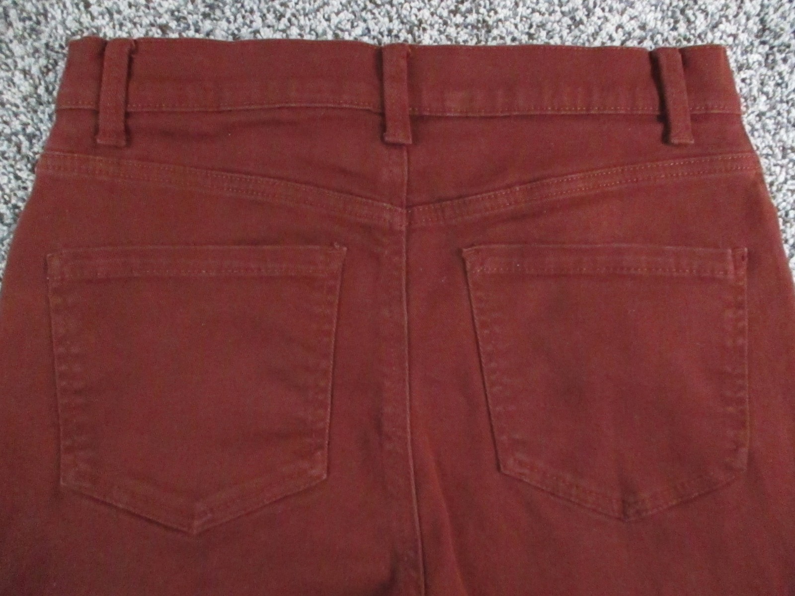 Gloria Vanderbilt Pants Womens 6P Red Burgundy Amanda High R