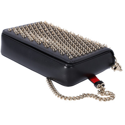 Christian Louboutin Zoom Pouch Shoulder Bag 1195136 Black Christian Louboutin Zoom Pouch Shoulder Bag 1195136 Black