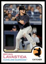 2022 Topps Heritage High Number Bryan Lavastida Rookie Cleveland Guardians #668