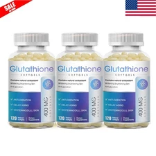 1/3/5x Glutathione Capsules – Liver Health, Antioxidant, UV Protection Support